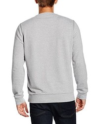 grauer Pullover mit einem Rundhalsausschnitt von Wrangler