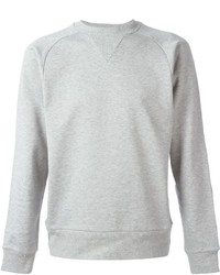 grauer Pullover mit einem Rundhalsausschnitt von Y-3