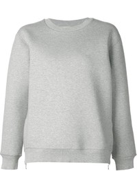 grauer Pullover mit einem Rundhalsausschnitt von YMC