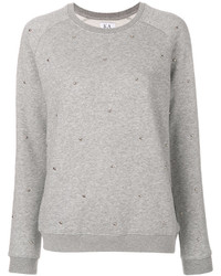 grauer Pullover mit einem Rundhalsausschnitt von Zoe Karssen