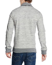grauer Pullover mit einem Schalkragen von Celio
