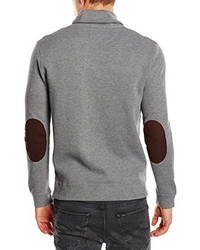 grauer Pullover mit einem Schalkragen von Cortefiel