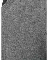 grauer Pullover mit einem V-Ausschnitt von Ballantyne