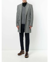 grauer Pullover mit einem V-Ausschnitt von Roberto Collina