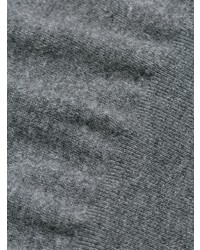 grauer Pullover mit einem V-Ausschnitt von Stella McCartney