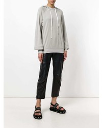 grauer Pullover mit einer Kapuze von Unravel Project