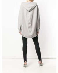 grauer Pullover mit einer Kapuze von Balenciaga