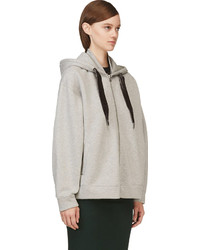 grauer Pullover mit einer Kapuze von Acne Studios