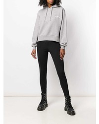 grauer Pullover mit einer Kapuze von Han Kjobenhavn