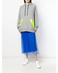 grauer Pullover mit einer Kapuze von Maison Margiela