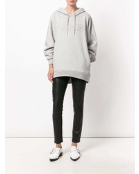 grauer Pullover mit einer Kapuze von Ck Jeans