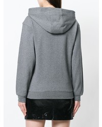 grauer Pullover mit einer Kapuze von McQ Alexander McQueen