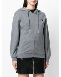 grauer Pullover mit einer Kapuze von McQ Alexander McQueen