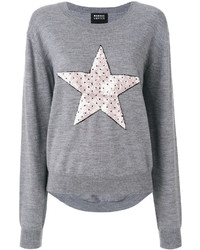grauer Pullover mit Sternenmuster von Markus Lupfer