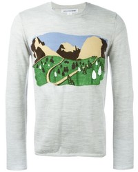 grauer Pullover von Comme des Garcons