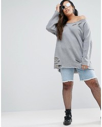 grauer Pullover von Asos