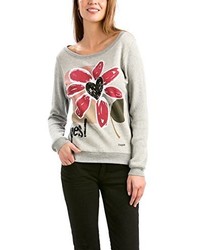 grauer Pullover von Desigual