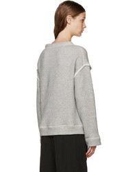 grauer Pullover von Helmut Lang