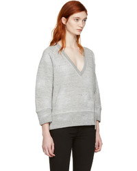 grauer Pullover von Dsquared2