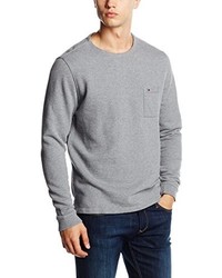 grauer Pullover von Hilfiger Denim