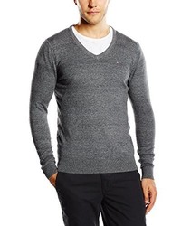 grauer Pullover von Hilfiger Denim