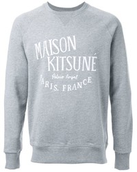 grauer Pullover von MAISON KITSUNÉ