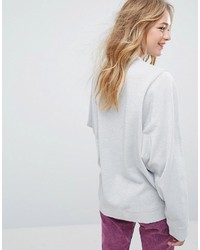 grauer Pullover von Monki