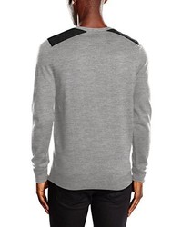 grauer Pullover von New Look