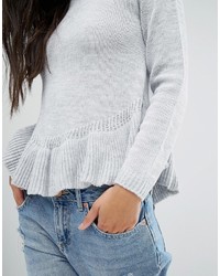 grauer Pullover von Boohoo