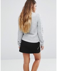 grauer Pullover von Fashion Union