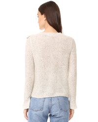 grauer Pullover von Rebecca Taylor