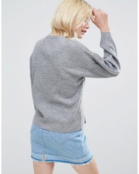 grauer Pullover von Asos