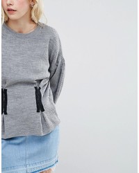 grauer Pullover von Asos