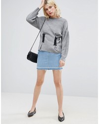 grauer Pullover von Asos