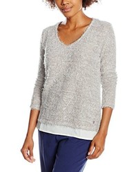 grauer Pullover von Tom Tailor