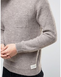 grauer Pullover von Benetton