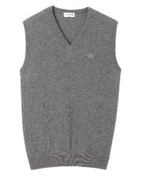grauer Pullunder von Lacoste
