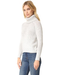 grauer Rollkragenpullover von 360 Sweater