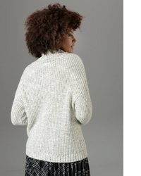 grauer Rollkragenpullover von Aniston CASUAL