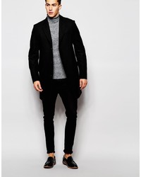 grauer Rollkragenpullover von Asos