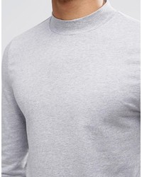 grauer Rollkragenpullover von Asos