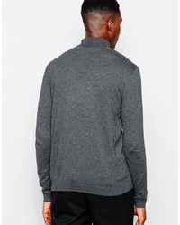 grauer Rollkragenpullover von Asos