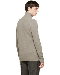 grauer Rollkragenpullover von Wooyoungmi