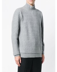 grauer Rollkragenpullover von Ermenegildo Zegna Couture