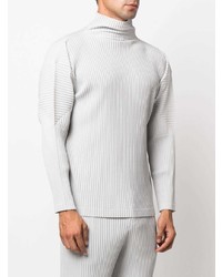 grauer Rollkragenpullover von Homme Plissé Issey Miyake