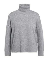 grauer Rollkragenpullover von Hugo Boss