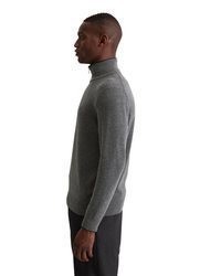 grauer Rollkragenpullover von Marc O'Polo