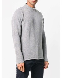 grauer Rollkragenpullover von Stone Island