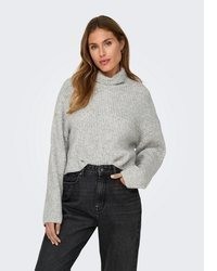 grauer Rollkragenpullover von Only
