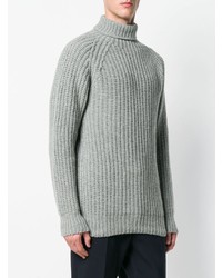 grauer Rollkragenpullover von Officine Generale